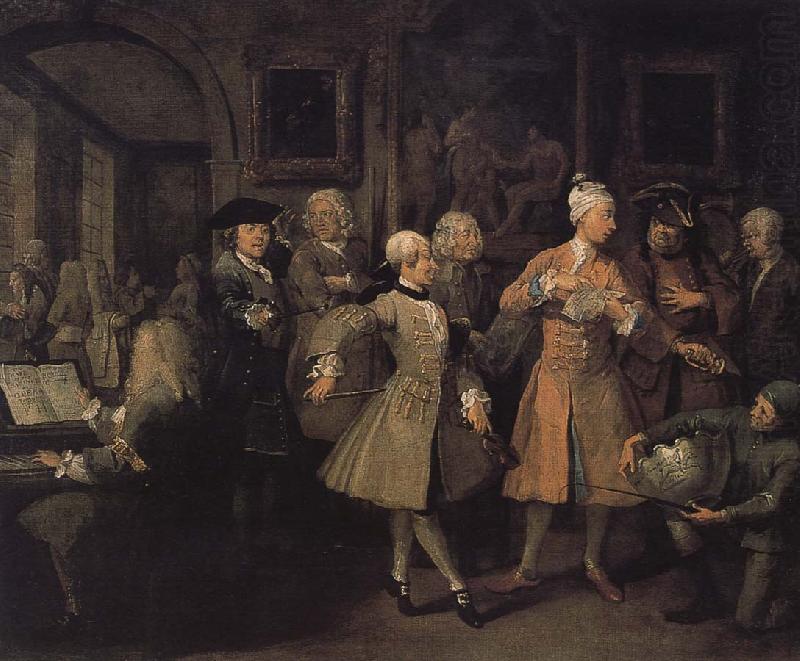 William Hogarth Conference organized by the return of a prodigal china oil painting image